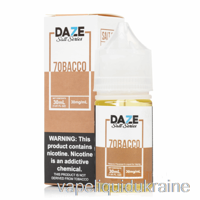 Vape Ukraine 7obacco - 7 Daze Salt - 30mL 50mg